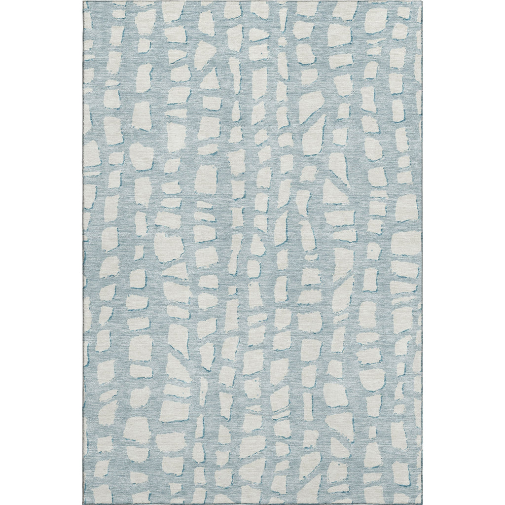 Piper Looms Mayfield Squares AMF754 Sky Machine Washable Area Rug main image