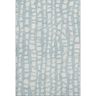 Piper Looms Mayfield Squares AMF754 Sky Machine Washable Area Rug main image