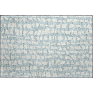 Piper Looms Mayfield Squares AMF754 Sky Machine Washable Area Rug Scatter Main Image