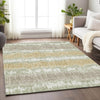 Piper Looms Mayfield Stripes AMF755 Aloe Machine Washable Area Rug Lifestyle Image Feature