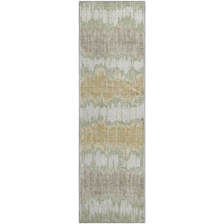 Piper Looms Mayfield Stripes AMF755 Aloe Machine Washable Area Rug Runner Main Image