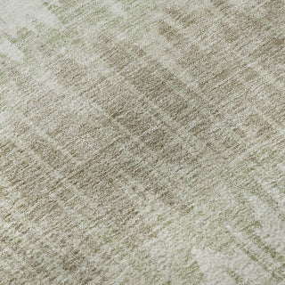 Piper Looms Mayfield Stripes AMF755 Aloe Machine Washable Area Rug Swatch Image