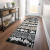 Piper Looms Mayfield Stripes AMF755 Black Machine Washable Area Rug Runner Lifestyle Image Feature