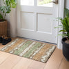 Piper Looms Mayfield Stripes AMF755 Chocolate Machine Washable Area Rug Scatter Lifestyle Image Feature
