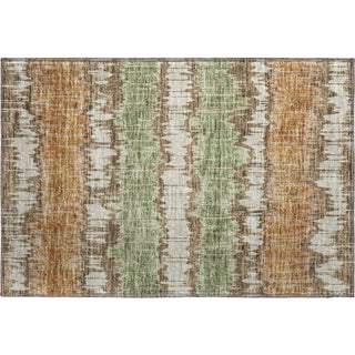 Piper Looms Mayfield Stripes AMF755 Chocolate Machine Washable Area Rug Scatter Main Image