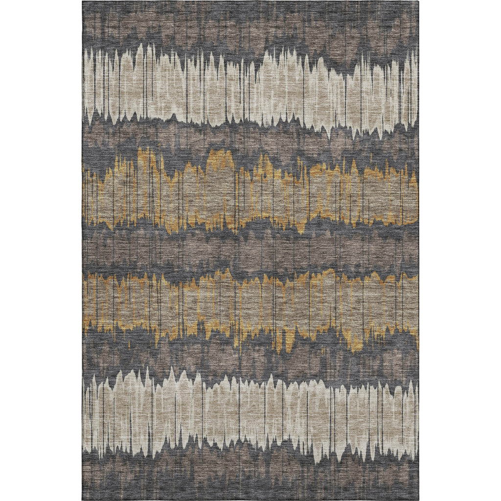 Piper Looms Mayfield Stripes AMF755 Fudge Machine Washable Area Rug main image