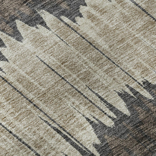 Piper Looms Mayfield Stripes AMF755 Fudge Machine Washable Area Rug Swatch Image