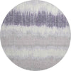 Piper Looms Mayfield Stripes AMF755 Lavender Machine Washable Area Rug Round Main Image
