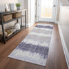 Piper Looms Mayfield Stripes AMF755 Lavender Machine Washable Area Rug Runner Lifestyle Image Feature