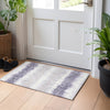 Piper Looms Mayfield Stripes AMF755 Lavender Machine Washable Area Rug Scatter Lifestyle Image Feature