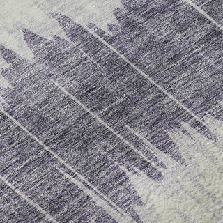 Piper Looms Mayfield Stripes AMF755 Lavender Machine Washable Area Rug Swatch Image