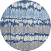 Piper Looms Mayfield Stripes AMF755 Navy Machine Washable Area Rug Round Main Image