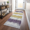Piper Looms Mayfield Stripes AMF755 Silver Machine Washable Area Rug Runner Lifestyle Image Feature