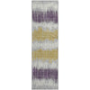 Piper Looms Mayfield Stripes AMF755 Silver Machine Washable Area Rug Runner Main Image