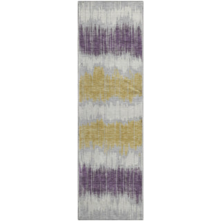 Piper Looms Mayfield Stripes AMF755 Silver Machine Washable Area Rug Runner Main Image