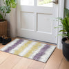 Piper Looms Mayfield Stripes AMF755 Silver Machine Washable Area Rug Scatter Lifestyle Image Feature