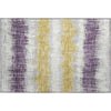 Piper Looms Mayfield Stripes AMF755 Silver Machine Washable Area Rug Scatter Main Image