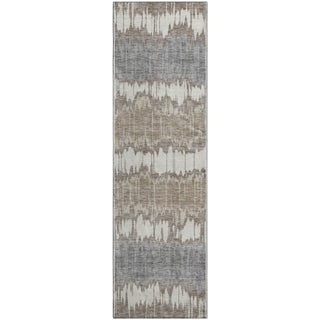 Piper Looms Mayfield Stripes AMF755 Taupe Machine Washable Area Rug Runner Main Image