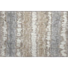 Piper Looms Mayfield Stripes AMF755 Taupe Machine Washable Area Rug Scatter Main Image