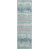 Piper Looms Mayfield Stripes AMF755 Teal Machine Washable Area Rug Runner Main Image