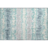 Piper Looms Mayfield Stripes AMF755 Teal Machine Washable Area Rug Scatter Main Image