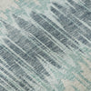 Piper Looms Mayfield Stripes AMF755 Teal Machine Washable Area Rug Swatch Image