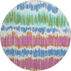 Piper Looms Mayfield Stripes AMF755 White Machine Washable Area Rug Round Main Image