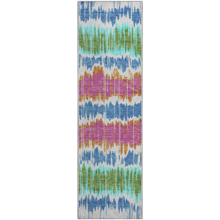 Piper Looms Mayfield Stripes AMF755 White Machine Washable Area Rug Runner Main Image