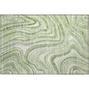 Piper Looms Mayfield Swirls AMF756 Aloe Machine Washable Area Rug Scatter Main Image
