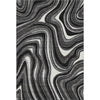 Piper Looms Mayfield Swirls AMF756 Black Machine Washable Area Rug main image