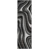 Piper Looms Mayfield Swirls AMF756 Black Machine Washable Area Rug Runner Main Image