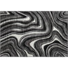 Piper Looms Mayfield Swirls AMF756 Black Machine Washable Area Rug Scatter Main Image
