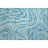 Piper Looms Mayfield Swirls AMF756 Blue Machine Washable Area Rug Scatter Main Image