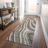 Piper Looms Mayfield Swirls AMF756 Brown Machine Washable Area Rug Runner Lifestyle Image Feature