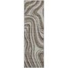 Piper Looms Mayfield Swirls AMF756 Brown Machine Washable Area Rug Runner Main Image