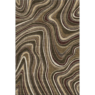 Piper Looms Mayfield Swirls AMF756 Fudge Machine Washable Area Rug main image