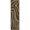 Piper Looms Mayfield Swirls AMF756 Fudge Machine Washable Area Rug Runner Main Image