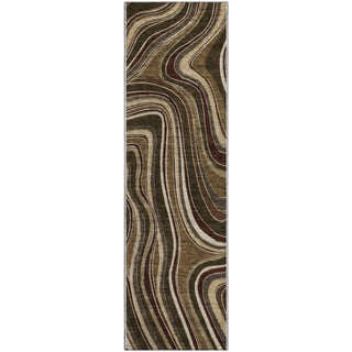 Piper Looms Mayfield Swirls AMF756 Fudge Machine Washable Area Rug Runner Main Image
