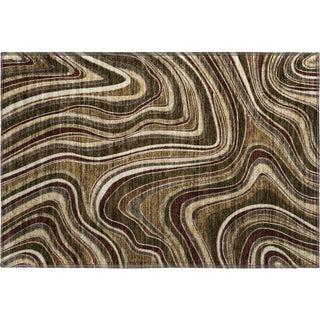Piper Looms Mayfield Swirls AMF756 Fudge Machine Washable Area Rug Scatter Main Image