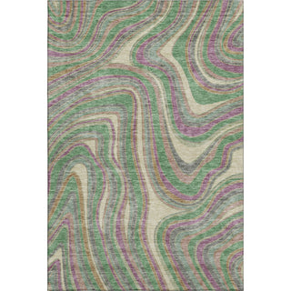 Piper Looms Mayfield Swirls AMF756 Graphite Machine Washable Area Rug main image