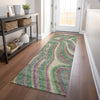 Piper Looms Mayfield Swirls AMF756 Graphite Machine Washable Area Rug Runner Lifestyle Image Feature