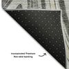 Piper Looms Mayfield Swirls AMF756 Gray Machine Washable Area Rug Backing Image