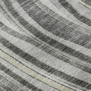 Piper Looms Mayfield Swirls AMF756 Gray Machine Washable Area Rug Swatch Image