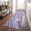 Piper Looms Mayfield Swirls AMF756 Lavender Machine Washable Area Rug Runner Lifestyle Image Feature