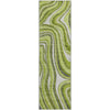 Piper Looms Mayfield Swirls AMF756 Lime Machine Washable Area Rug Runner Main Image