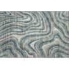 Piper Looms Mayfield Swirls AMF756 Teal Machine Washable Area Rug Scatter Main Image