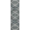 Piper Looms Mayfield Waves AMF757 Gray Machine Washable Area Rug Runner Main Image