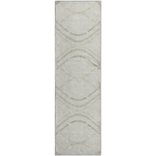 Piper Looms Mayfield Waves AMF757 Ivory Machine Washable Area Rug Runner Main Image