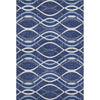 Piper Looms Mayfield Waves AMF757 Navy Machine Washable Area Rug main image
