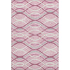 Piper Looms Mayfield Waves AMF757 Pink Machine Washable Area Rug main image